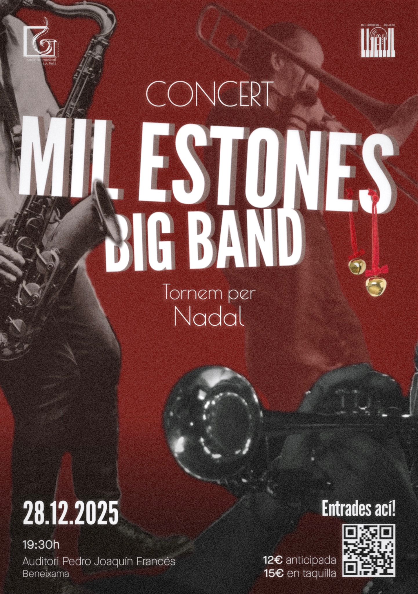 Mil Estones Big Band Concert de Nadal Beneixama